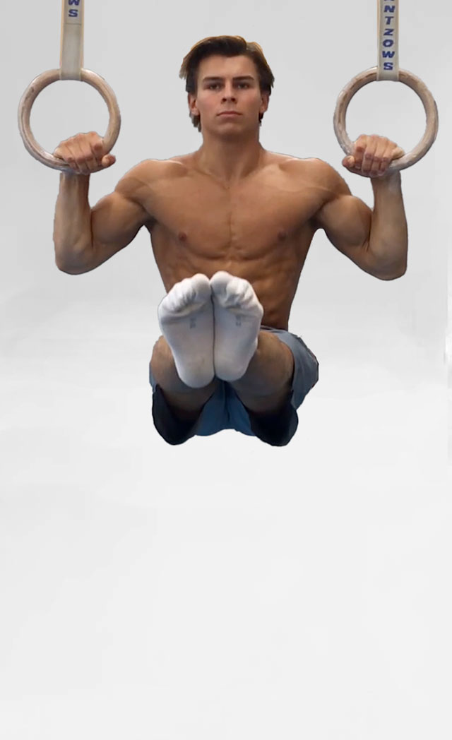 Three Young Male And Female Adults Doing Pull Ups On Rings Stock Photo,  Picture and Royalty Free Image. Image 91812661.